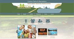 Desktop Screenshot of cantonrec.org