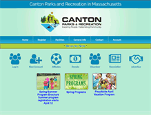 Tablet Screenshot of cantonrec.com